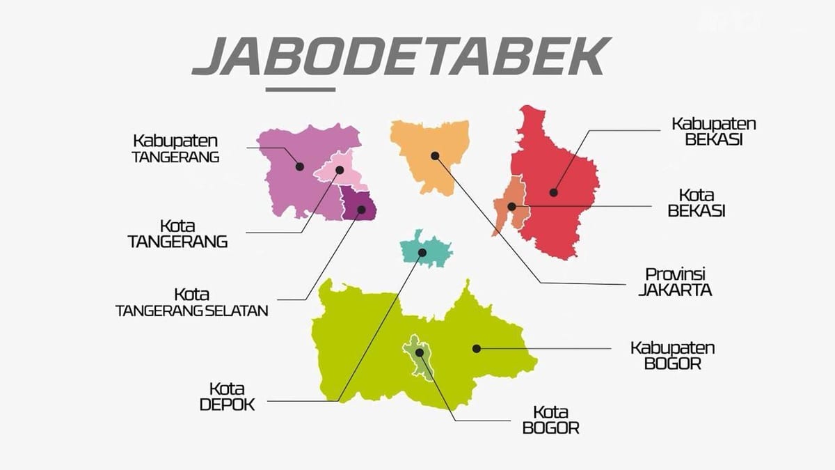 jabodetabek haritası 