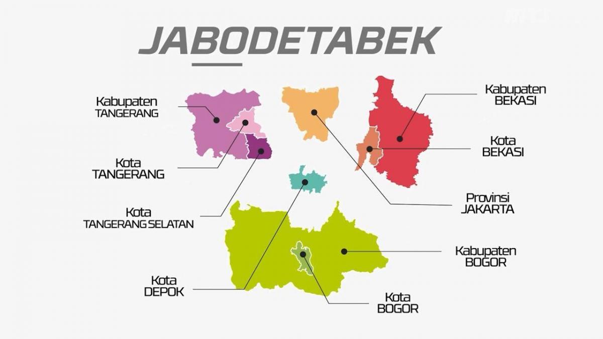 jabodetabek haritası 