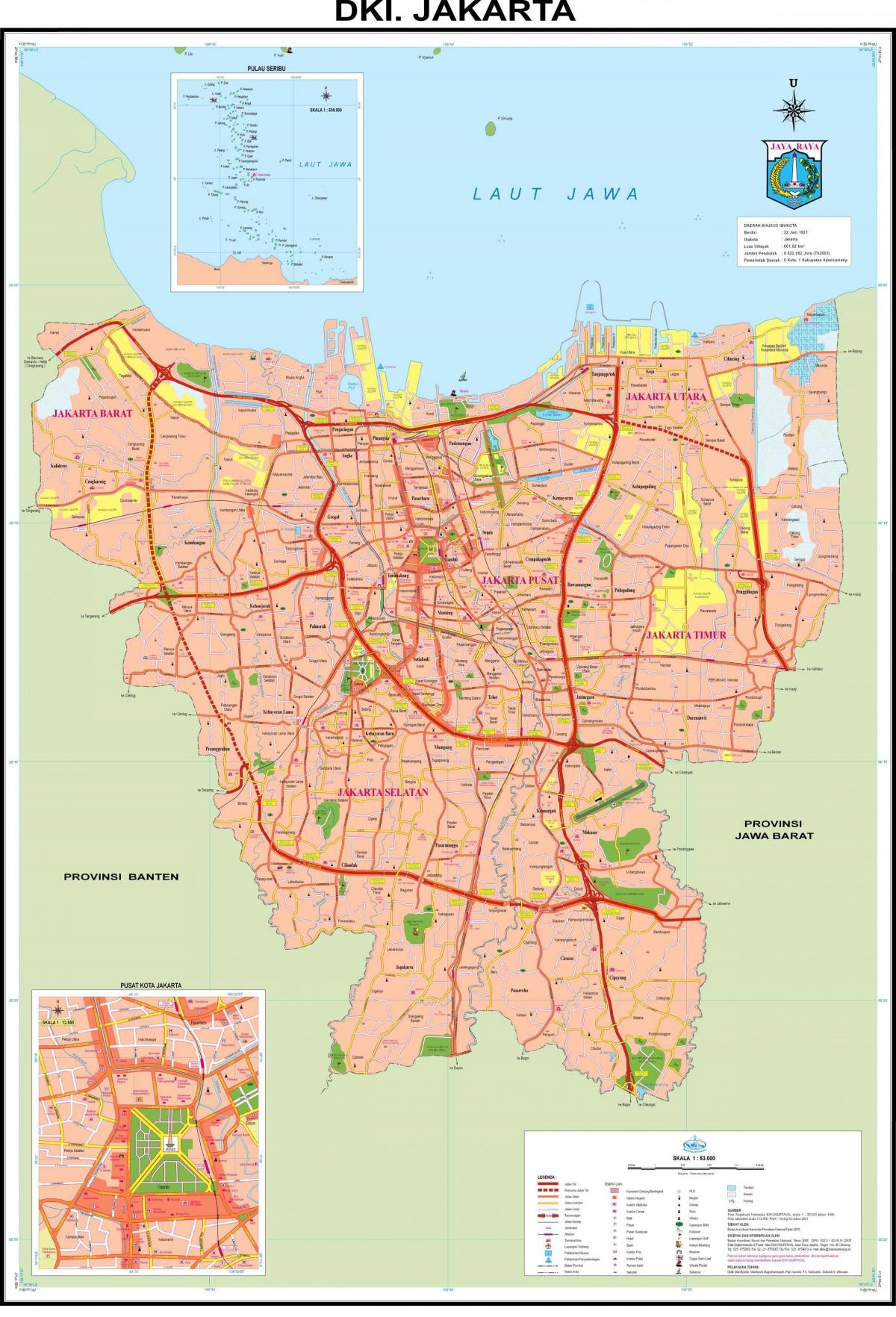 Jakarta şehir haritası