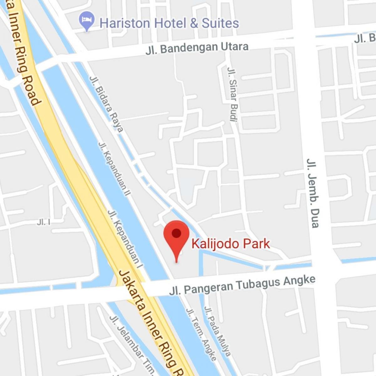 kalijodo Jakarta haritası 