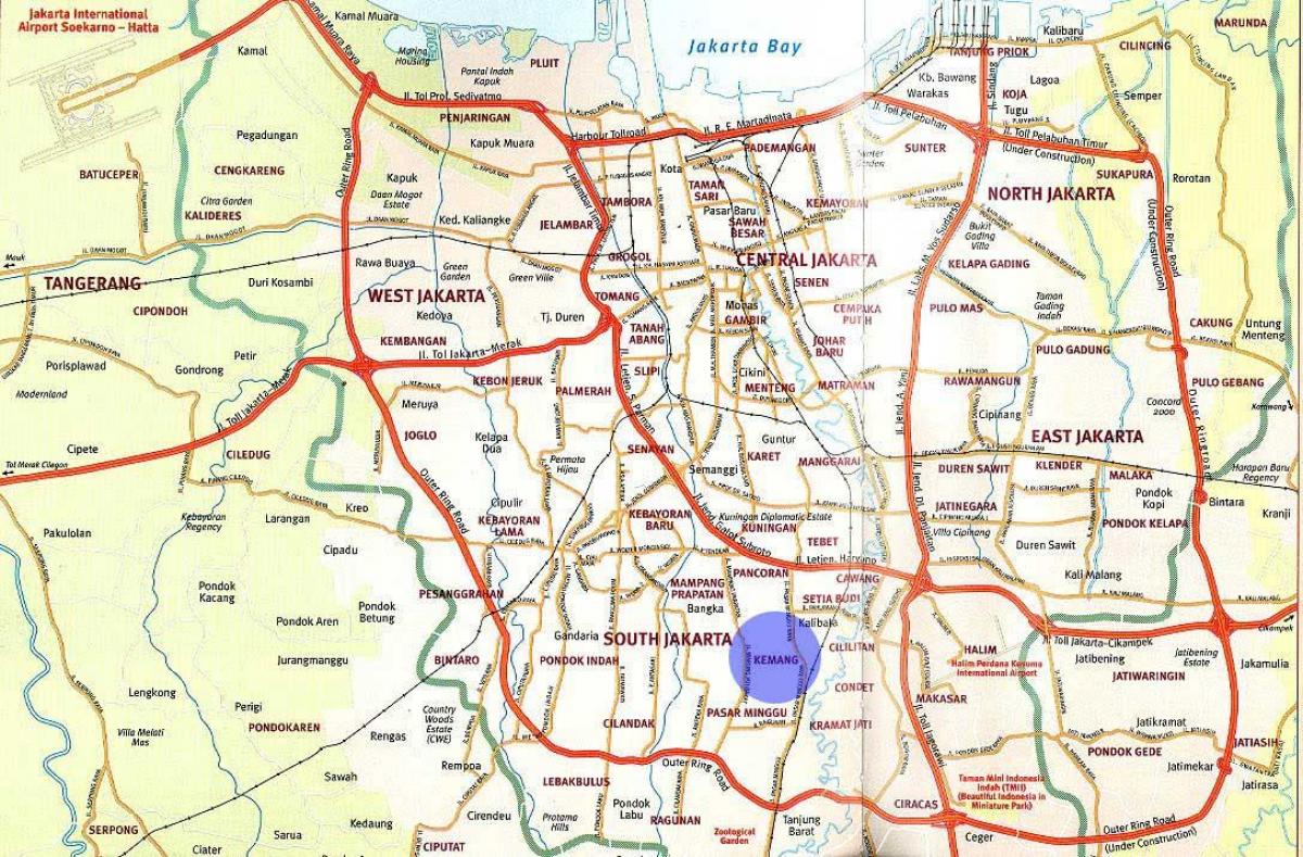 kemang Jakarta haritası 