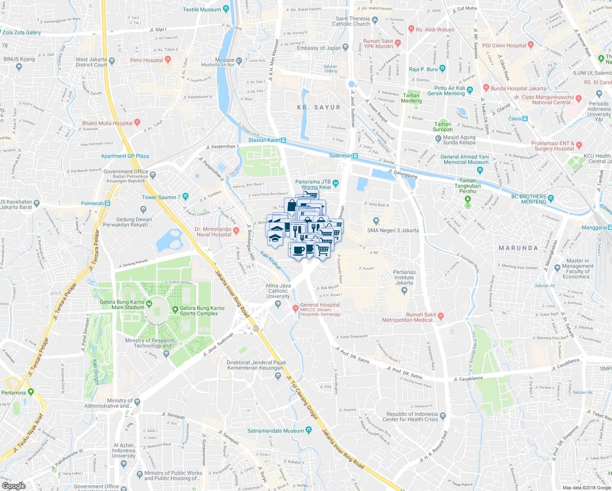 sudirman Jakarta göster