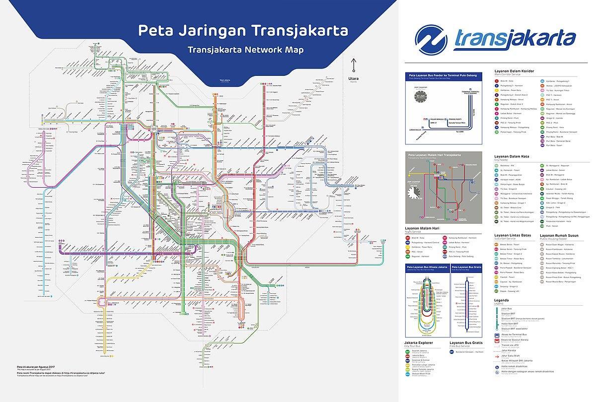transJakarta yol haritası
