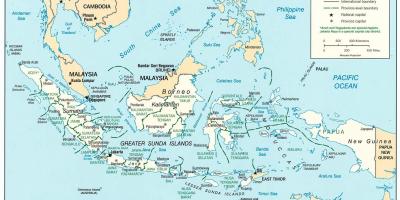 Jakarta Endonezya dünya haritası
