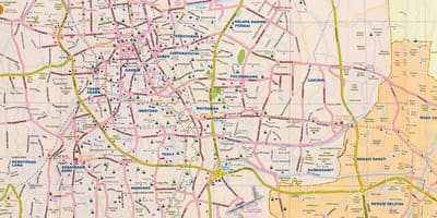 Cakarta sokak haritası 