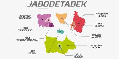 Jabodetabek haritası 