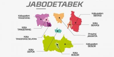 Jabodetabek haritası 