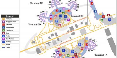 Soekarno hatta airport terminal 2 harita