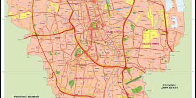 Jakarta şehir haritası