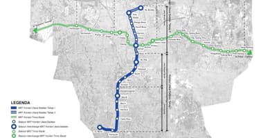 Jakarta mrt yol haritası