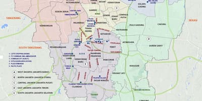 West Jakarta haritası 